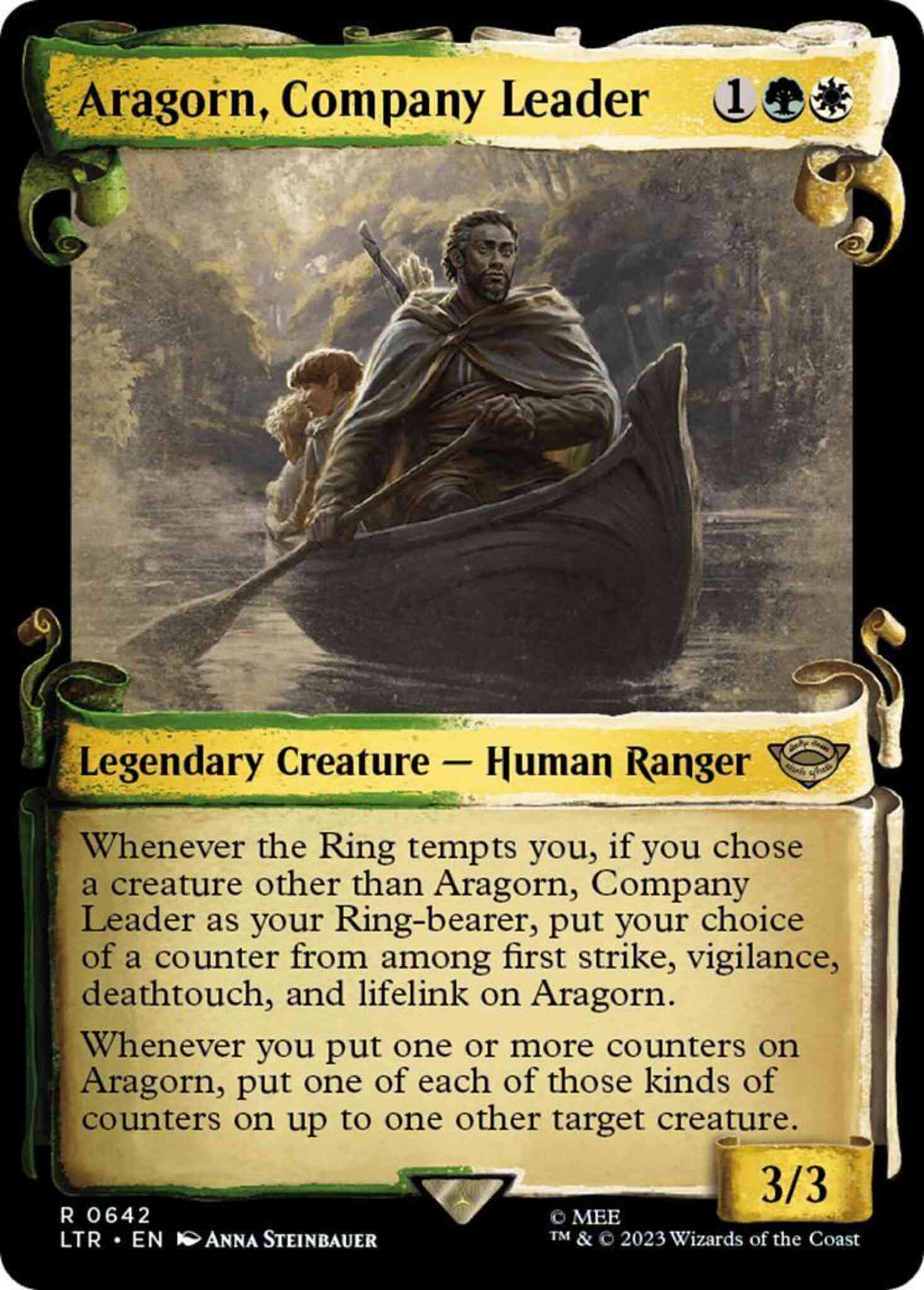 Aragorn, Company Leader [642] [Scrolls Showcase] [The Lord of the Rings: Tales of Middle-earth] [Non-Foil]
