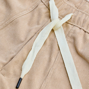 Beige Baggy Fit Cargo Pants