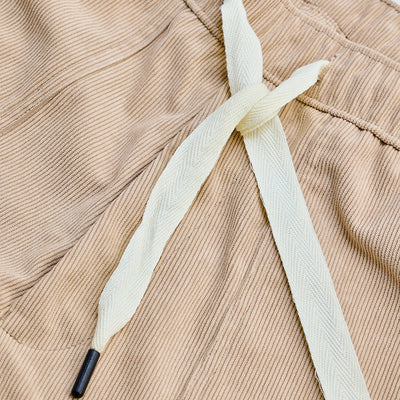 Beige Baggy Fit Cargo Pants