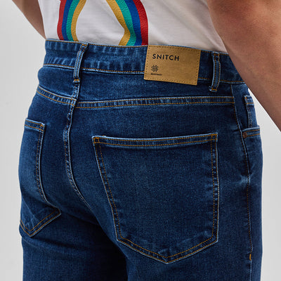 Dark Blue Slim Fit Jeans