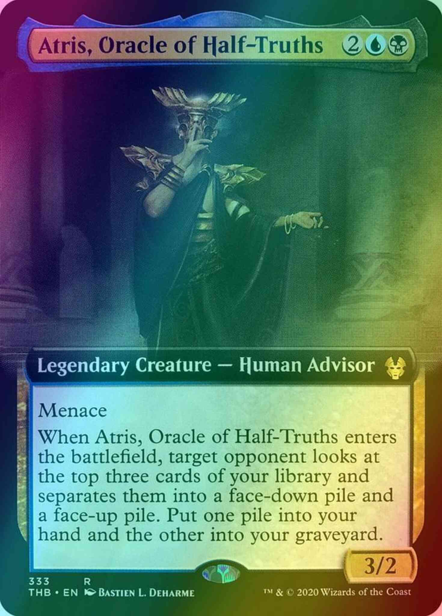 Atris, Oracle of Half-Truths [333] [Extended Art] [Theros Beyond Death] [Foil]