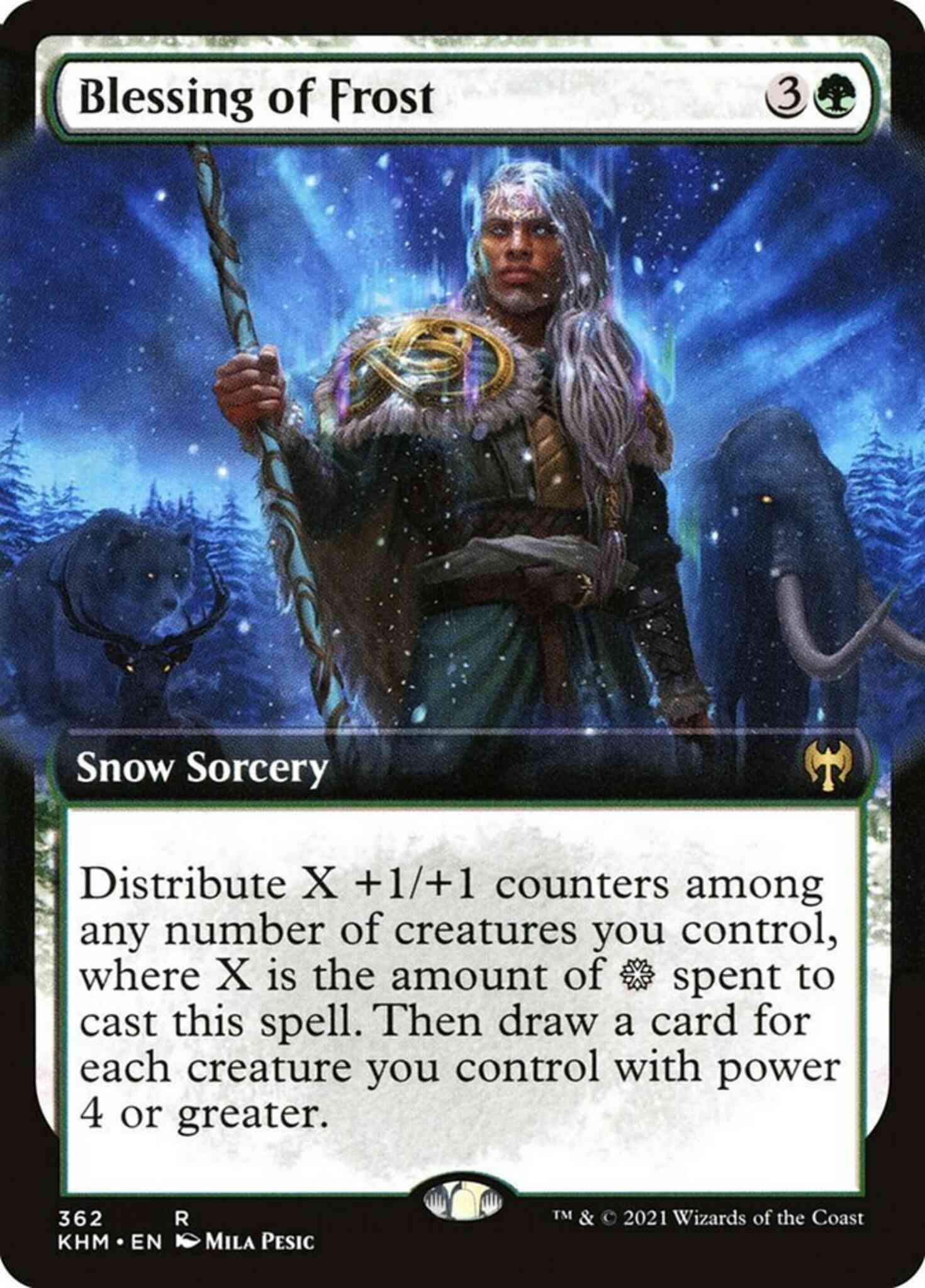 Blessing of Frost [362] [Extended Art] [Kaldheim] [Non-Foil]