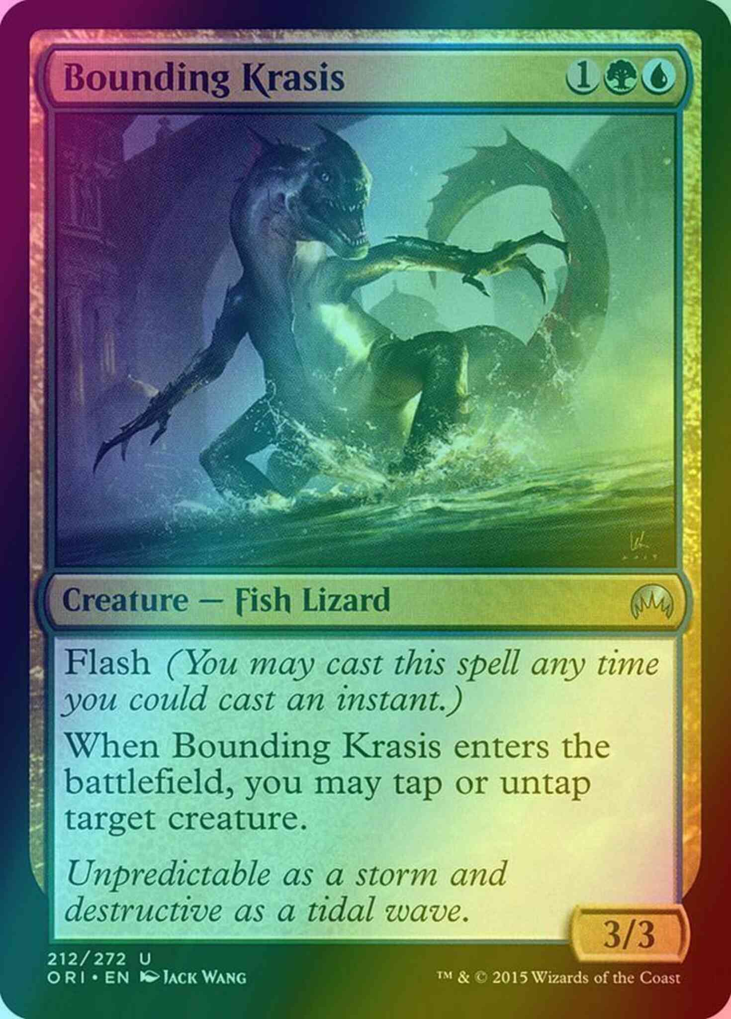 Bounding Krasis [212] [Magic Origins] [Foil]