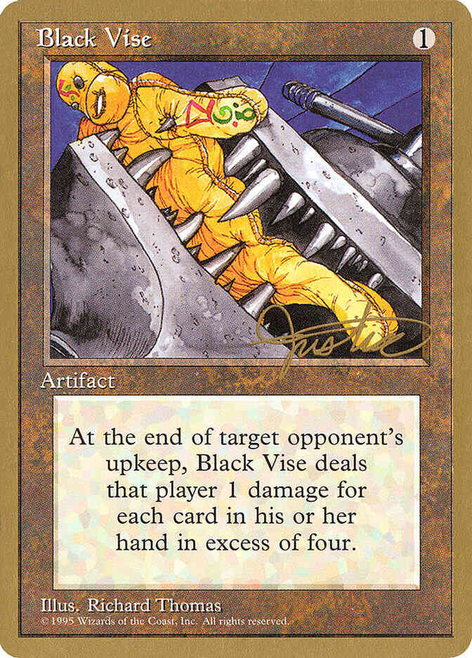Black Vise [mj299] [Mark Justice] [Pro Tour Collector Set] [Non-Foil]