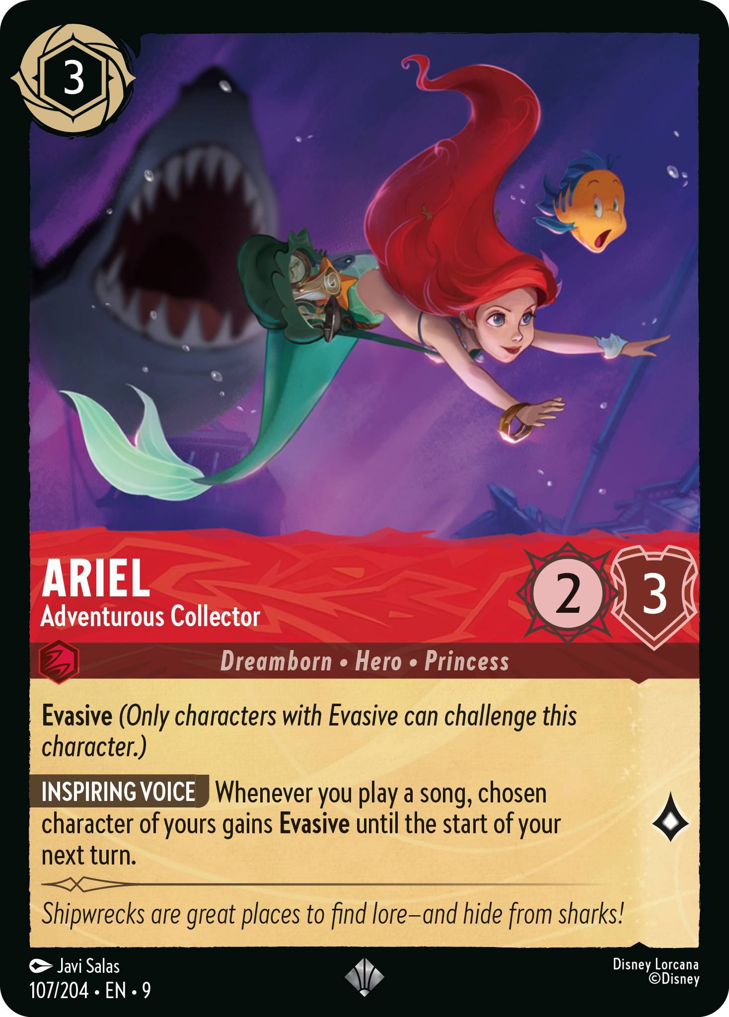Ariel - Adventurous Collector - 107/204 [Fabled] [Non-Foil]