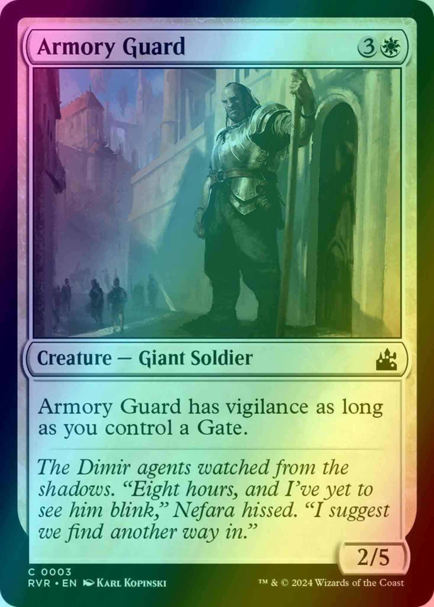 Armory Guard [3] [Ravnica Remastered] [Foil]