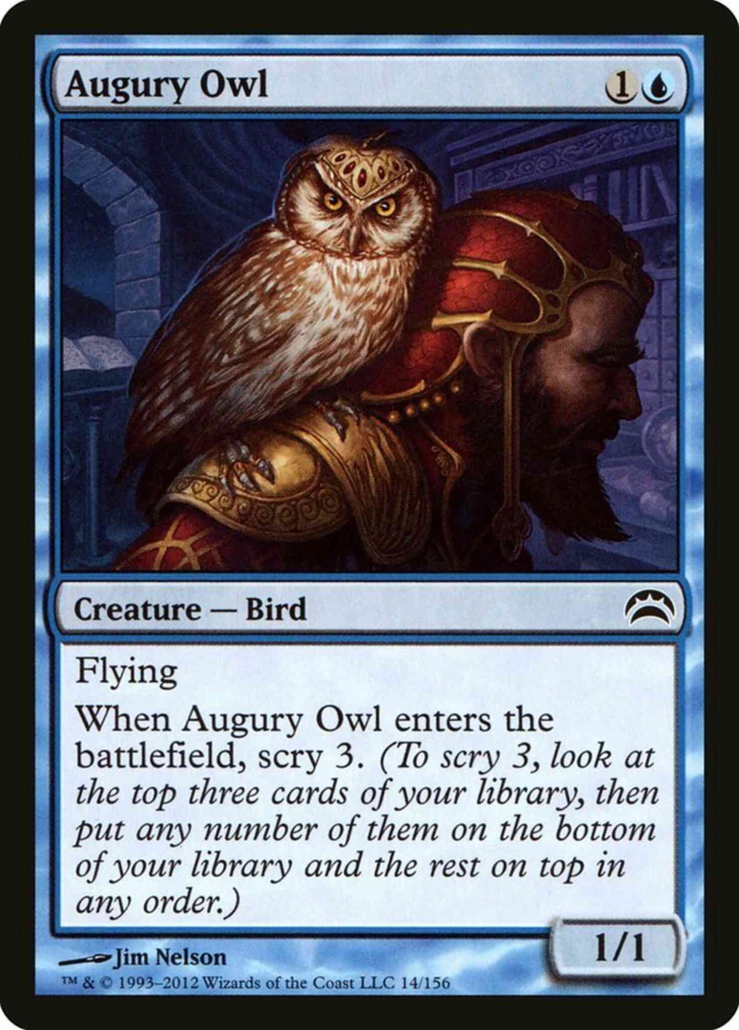 Augury Owl [14] [Planechase 2012] [Non-Foil]
