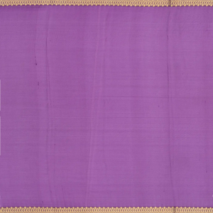 Purple Mysore Crepe Silk Saree With Floral Vine Zari Motifs