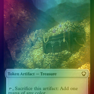 Bird Token (02) // Treasure Token (24) [DMU/DMC Set Symbol] [Dominaria United: Tokens] [Foil]