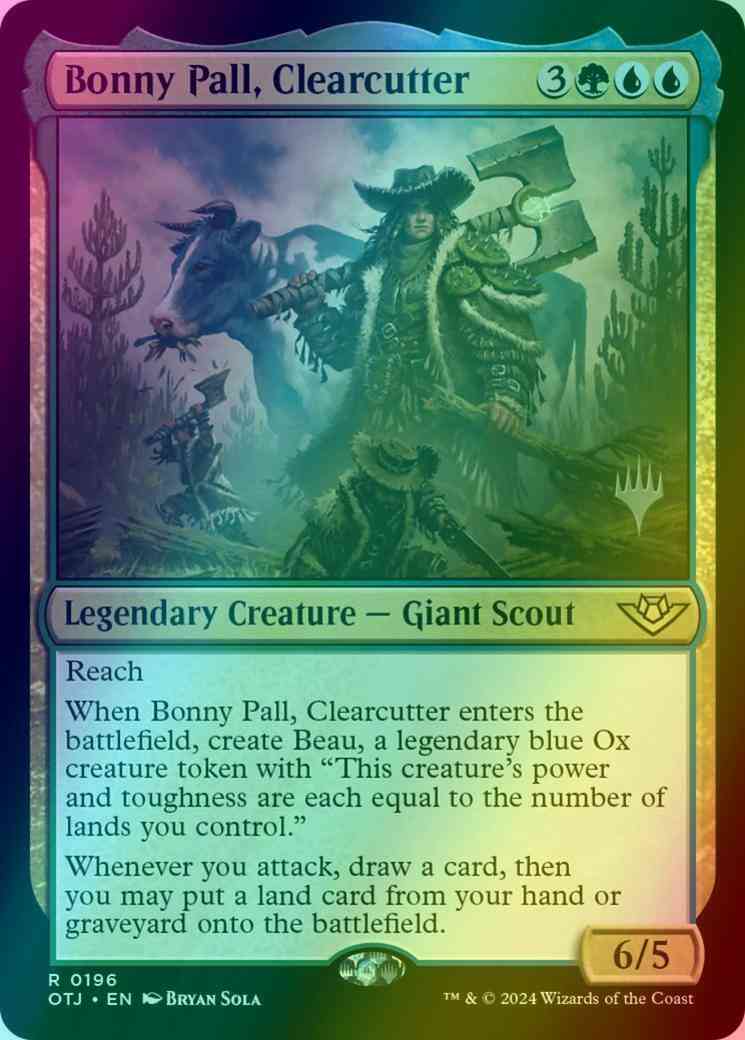 Bonny Pall, Clearcutter [196p] [Promo Pack] [Outlaws of Thunder Junction: Promos] [Foil]