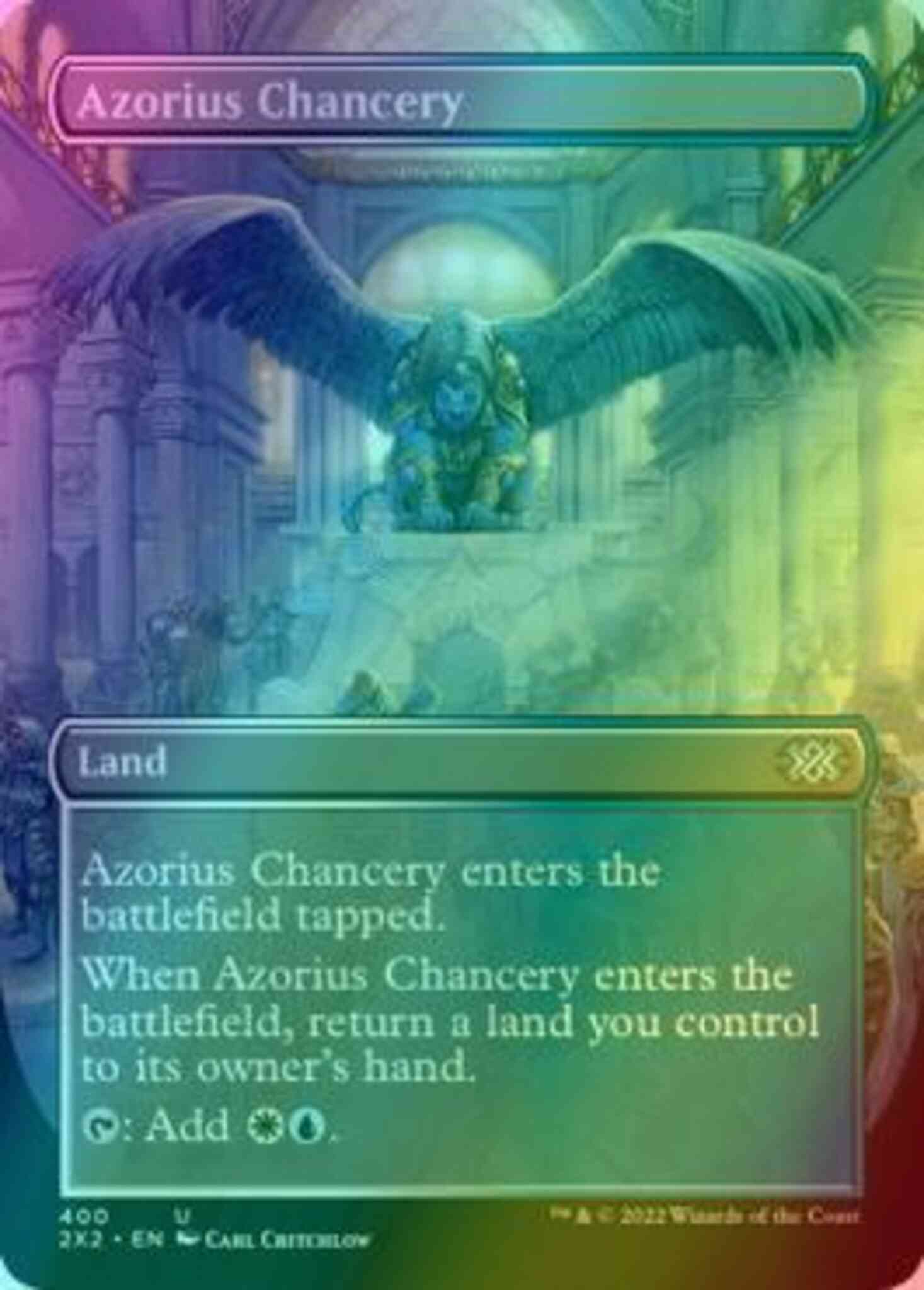 Azorius Chancery [400] [Borderless] [Double Masters 2022] [Foil]