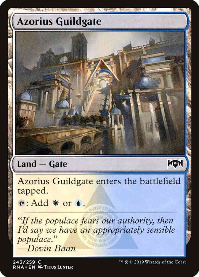 Azorius Guildgate [243] [Ravnica Allegiance] [Non-Foil]