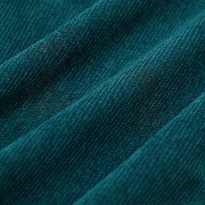 Dark Green Slim Fit Corduroy Shirt