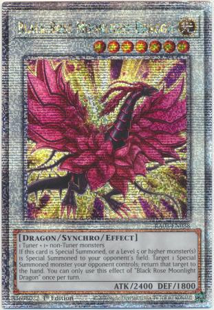 Black Rose Moonlight Dragon - RA03-EN038 - Quarter Century Secret Rare - 1st Edition