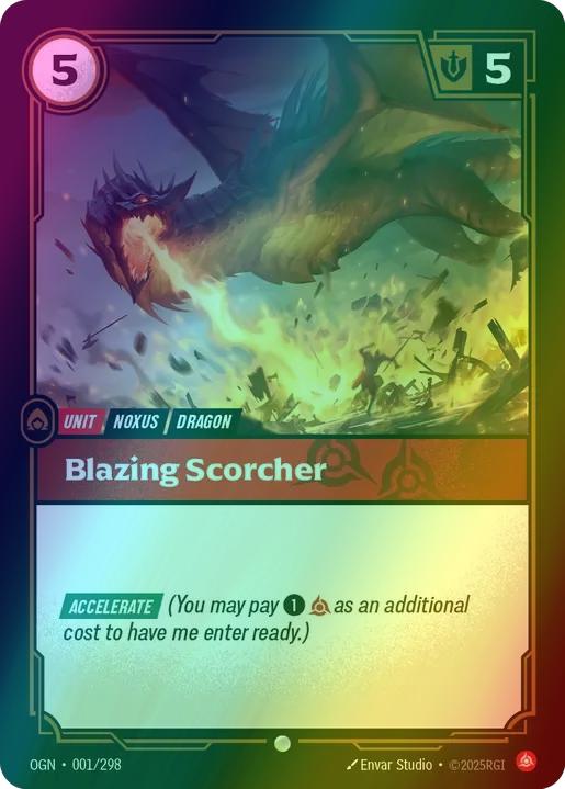 Blazing Scorcher - 001/298 [Origins] [Foil]