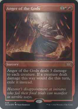 Anger of the Gods [448] [Double Masters 2022] [Etched Foil]