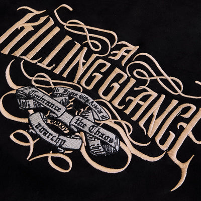 Legends Killing Glance Black Varsity Jacket