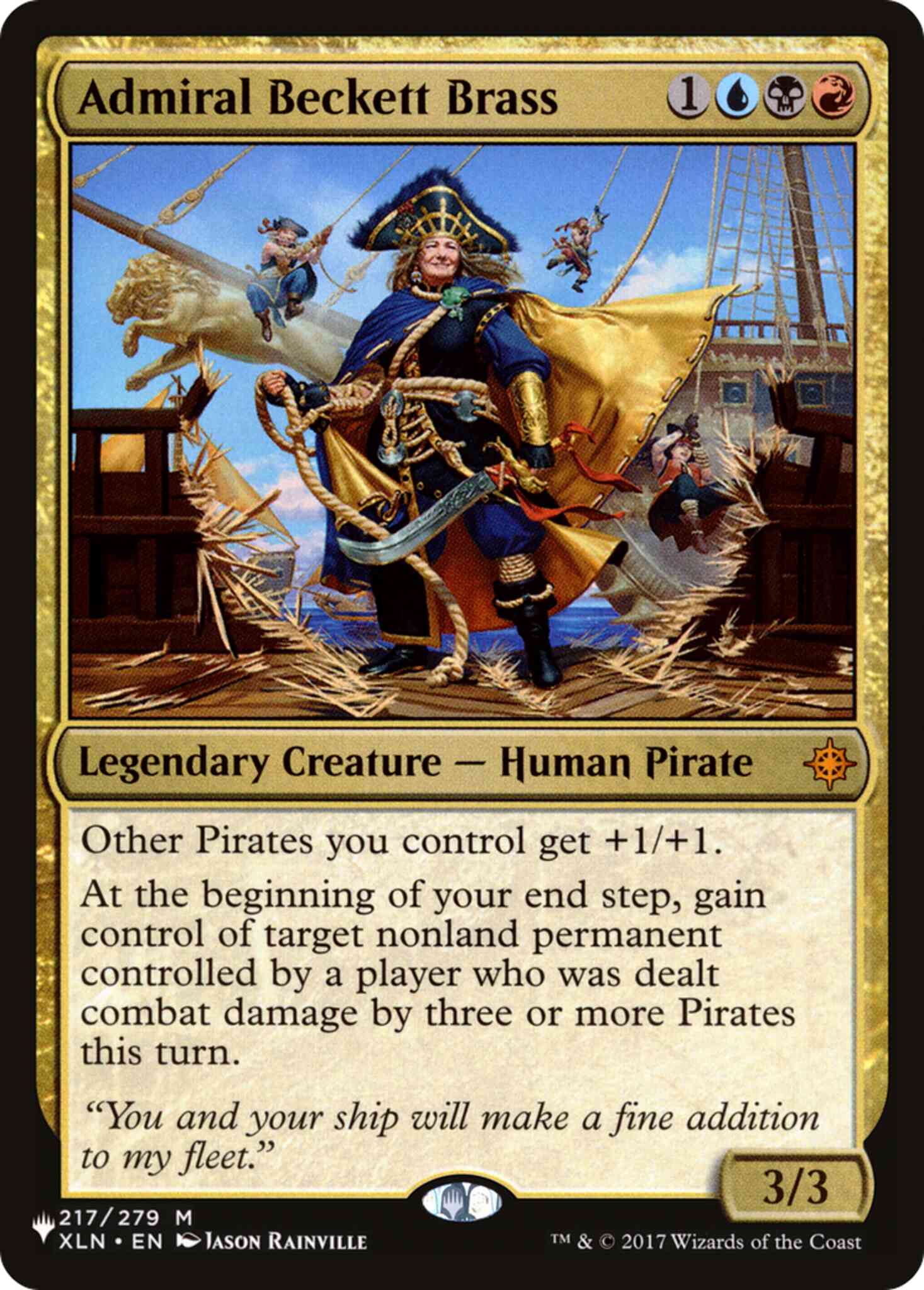 Admiral Beckett Brass [XLN-217] [The List] [Non-Foil]
