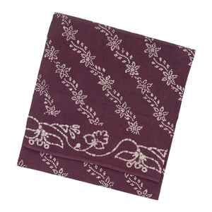 Lilac Sungudi Cotton Saree With Tie & Dye Floral Motifs