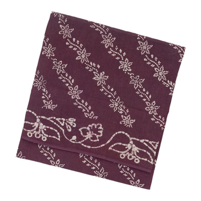 Lilac Sungudi Cotton Saree With Tie & Dye Floral Motifs