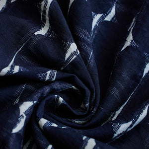 Navy Abstract Box Fit Shirt