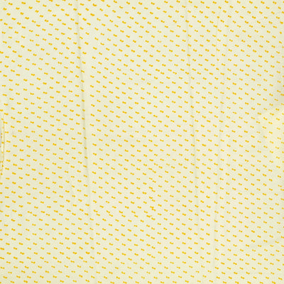 Light Green Woven Jaipur Cotton Saree With Printed Floral Motifs