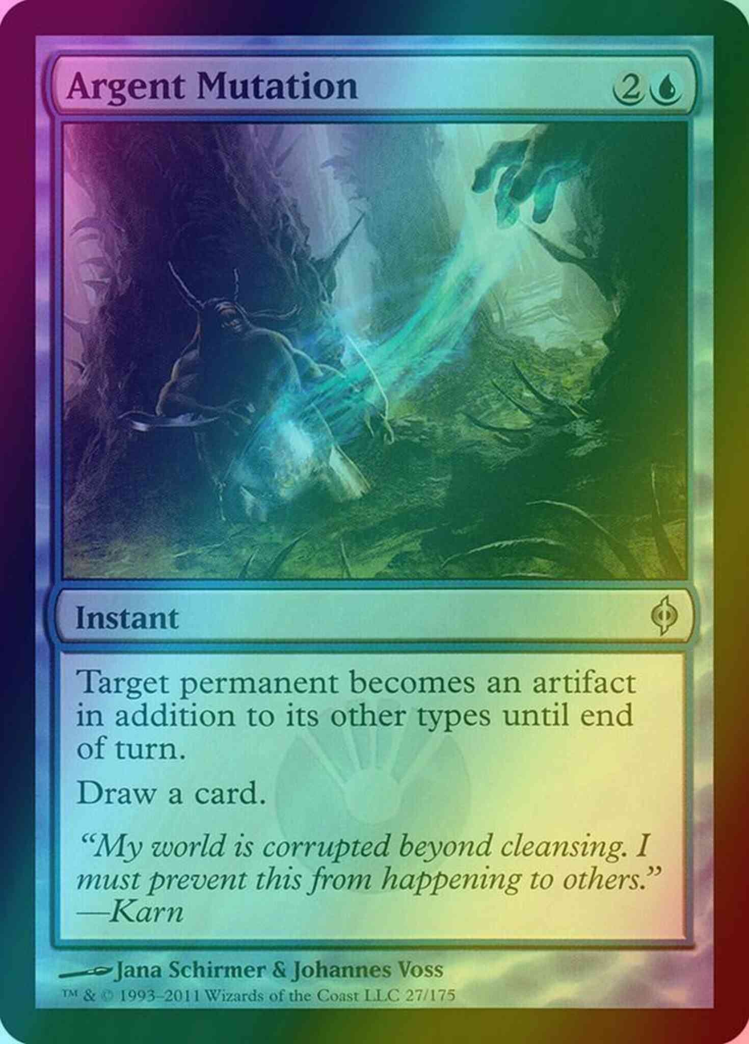 Argent Mutation [27] [New Phyrexia] [Foil]