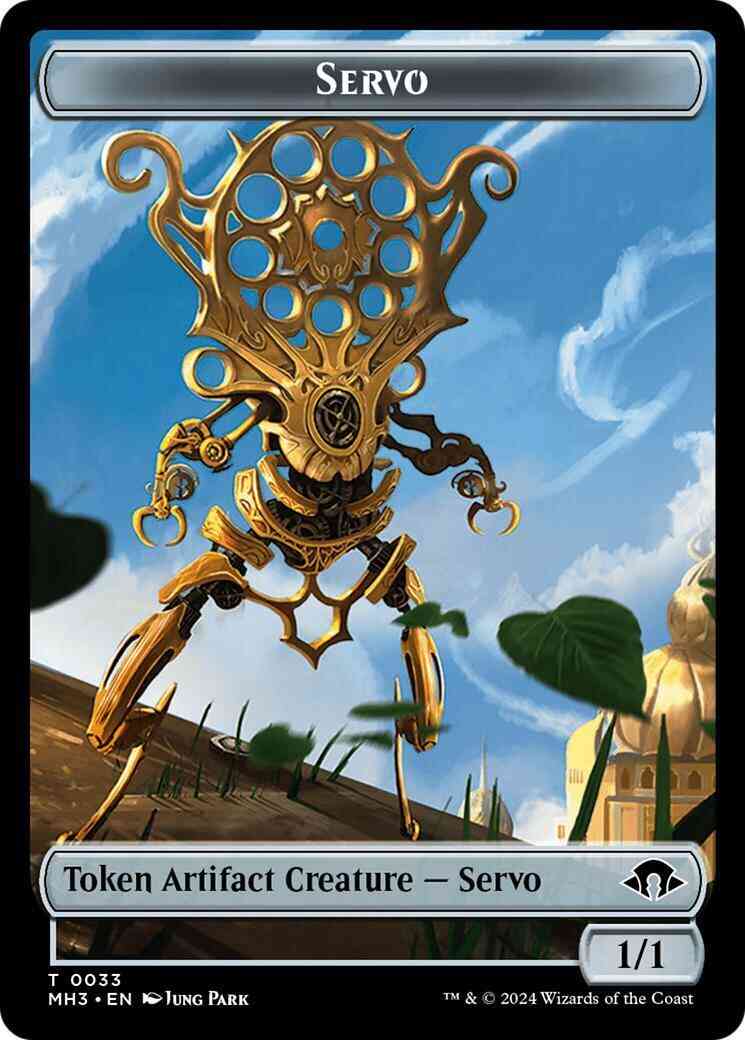 Aetherborn Token (09) // Servo Token (33) [Modern Horizons 3: Commander: Tokens] [Non-Foil]