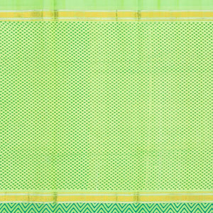 Sandal Handloom Chirala Silk Cotton Saree With Peacock Motifs