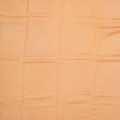 Sandal Handloom Chanderi Cotton Saree With Printed Floral Motifs