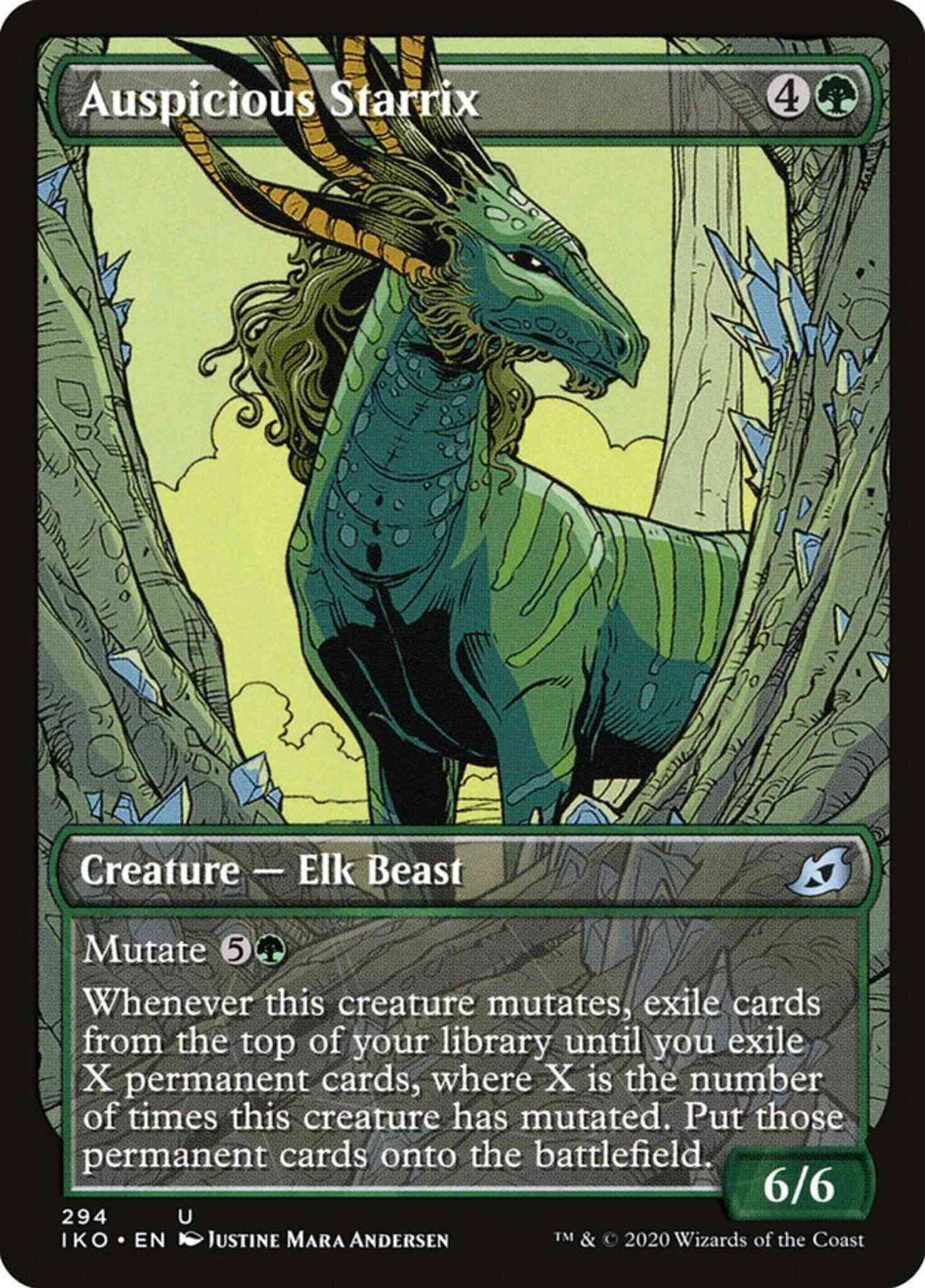Auspicious Starrix [294] [Alternate Art] [Ikoria: Lair of Behemoths] [Non-Foil]