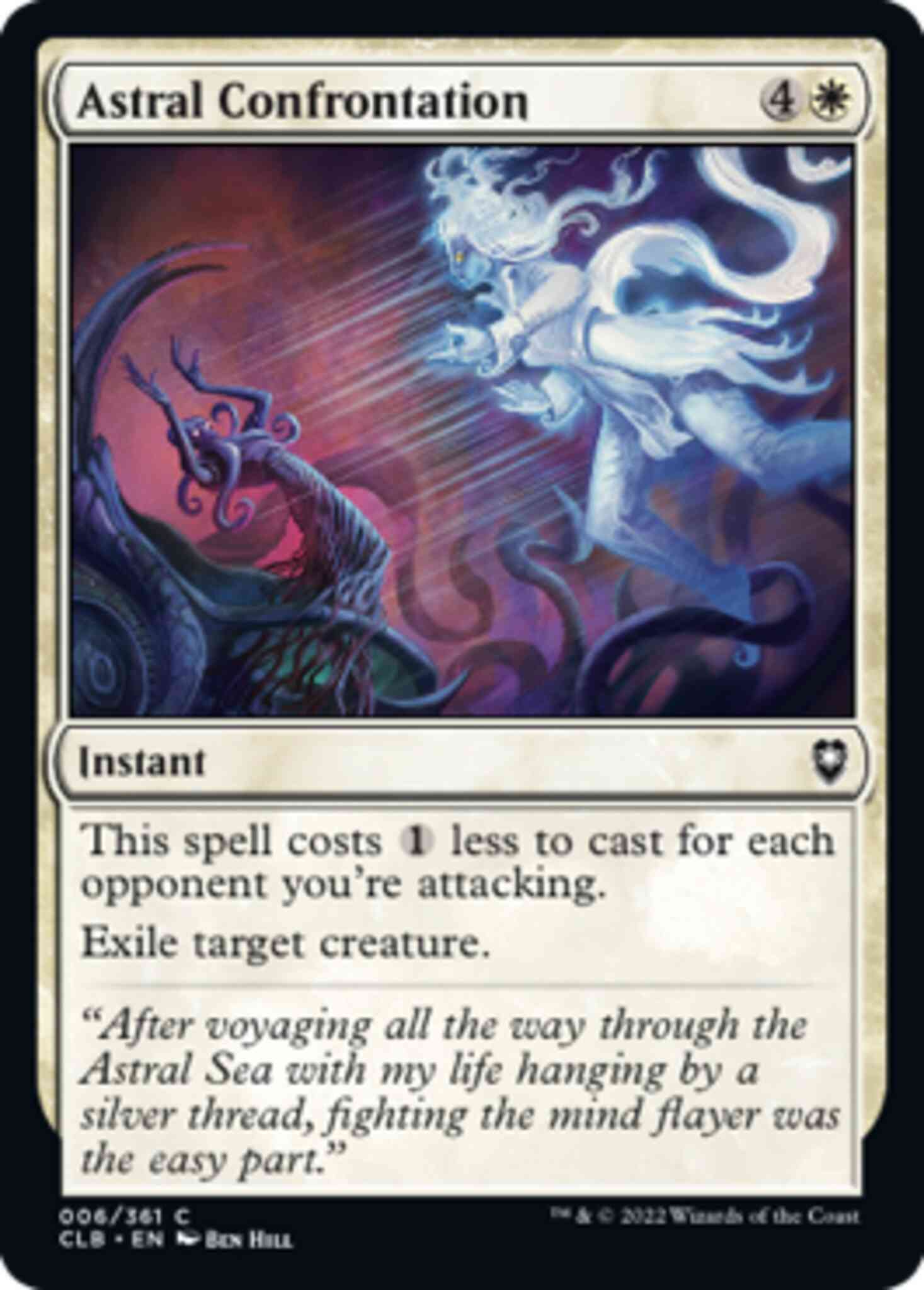 Astral Confrontation [6] [Commander Legends: Battle for Baldur's Gate] [Non-Foil]