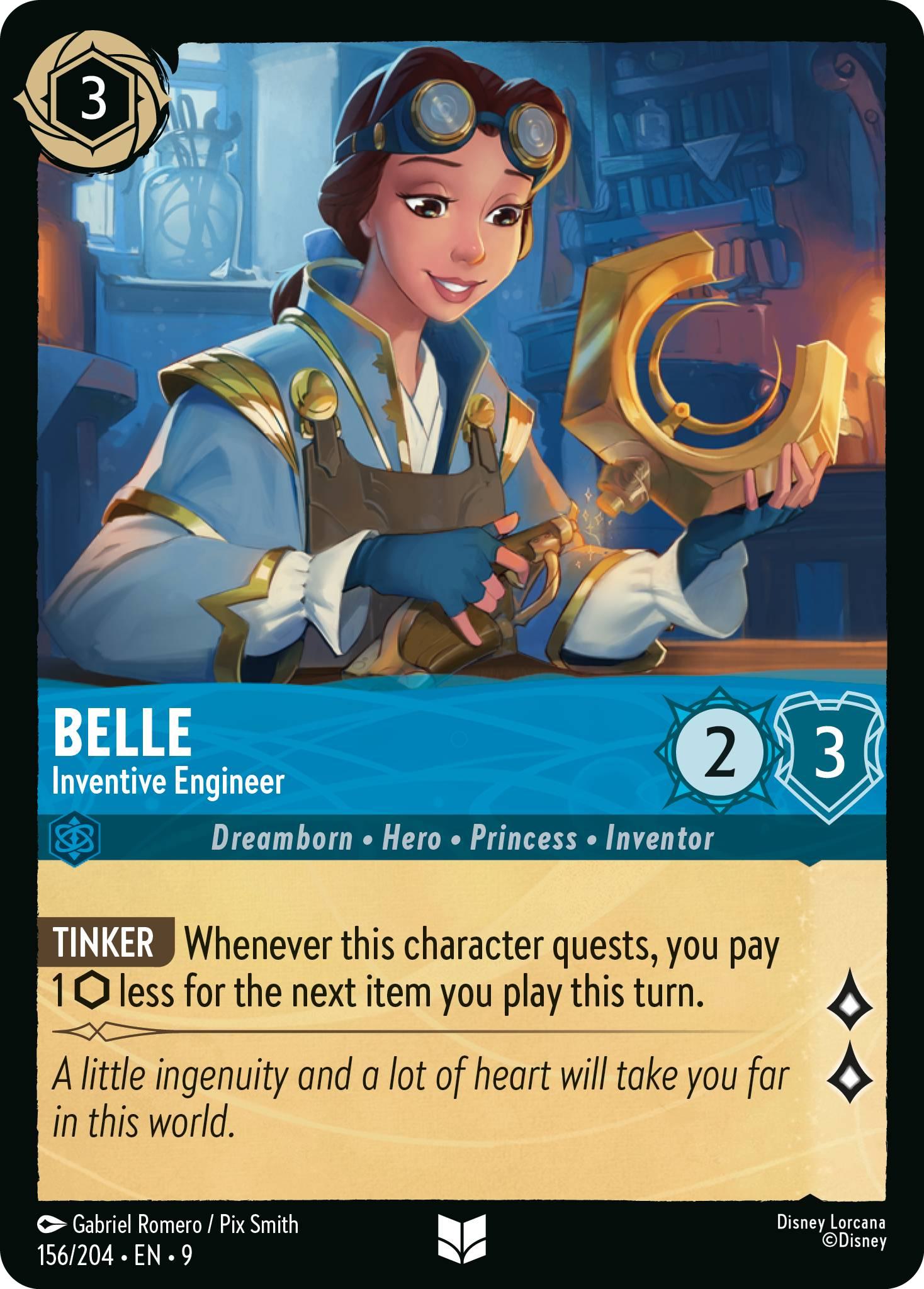 Belle - Inventive Engineer - 156/204 [Fabled] [Non-Foil]