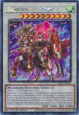 Baronne de Fleur - RA01-EN034 - Platinum Secret Rare - 1st Edition