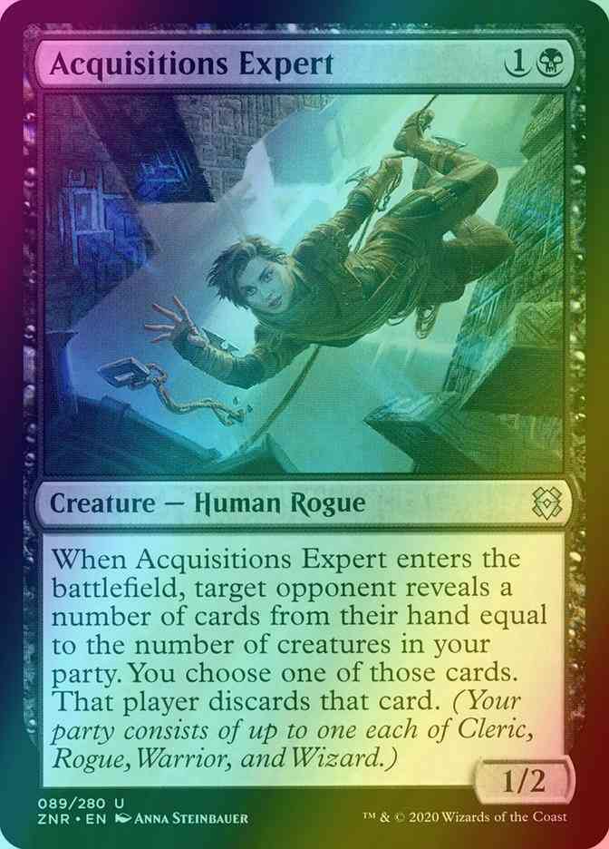 Acquisitions Expert [89] [Zendikar Rising] [Foil]