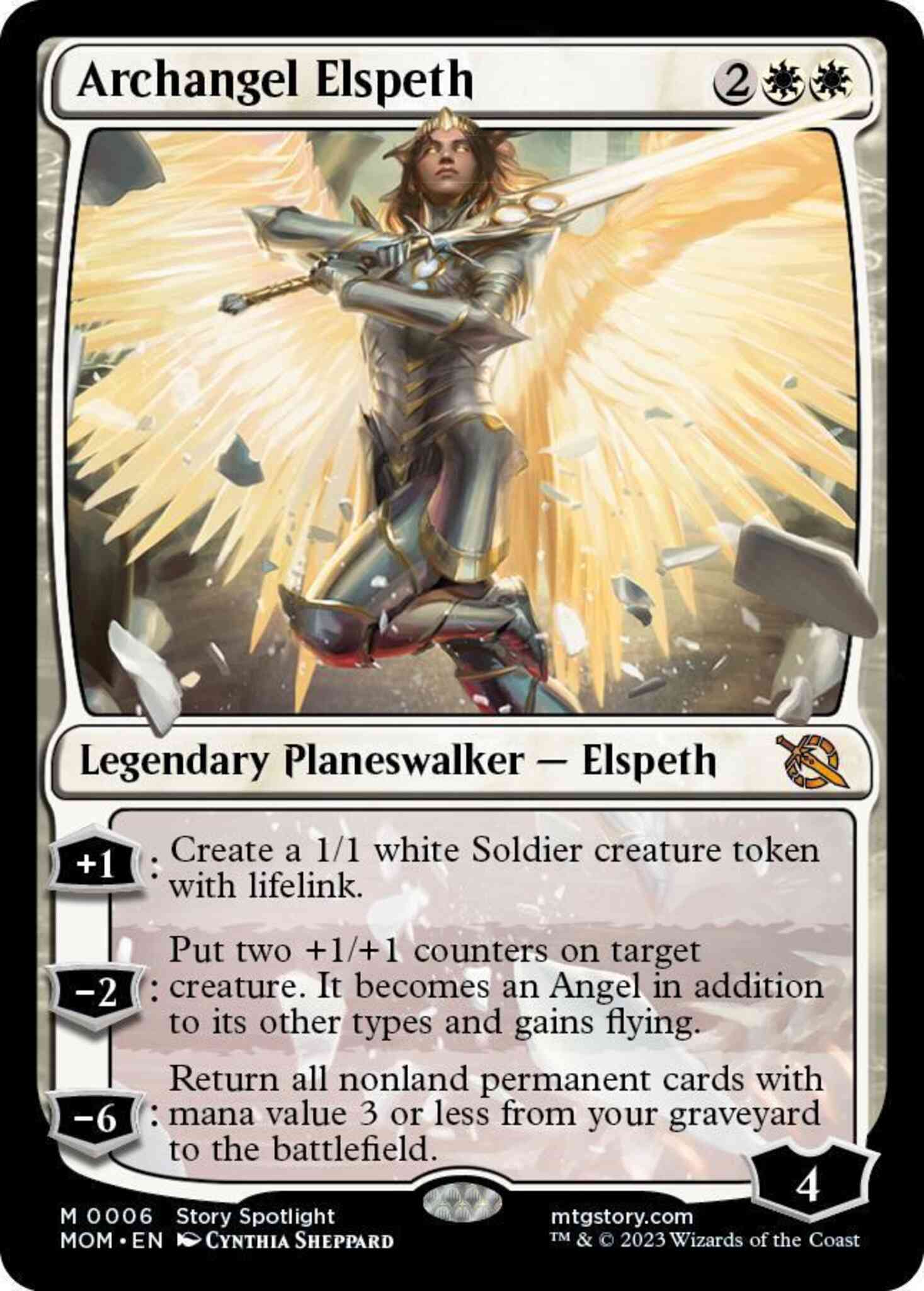 Archangel Elspeth [6] [March of the Machine] [Non-Foil]