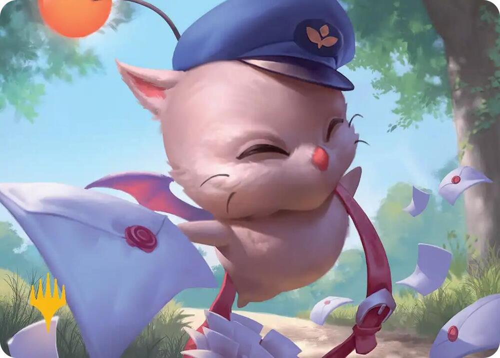 01/53 - Delivery Moogle Art Card [FINAL FANTASY: Art Series] [Gold-Stamped]