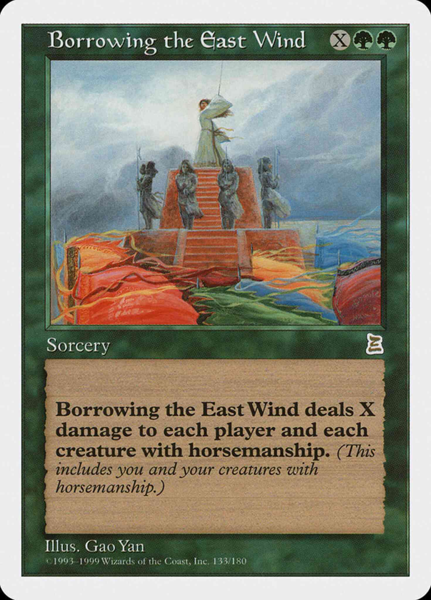 Borrowing the East Wind - Chinese [133] [Chinese Portal Three Kingdoms] [Non-Foil]