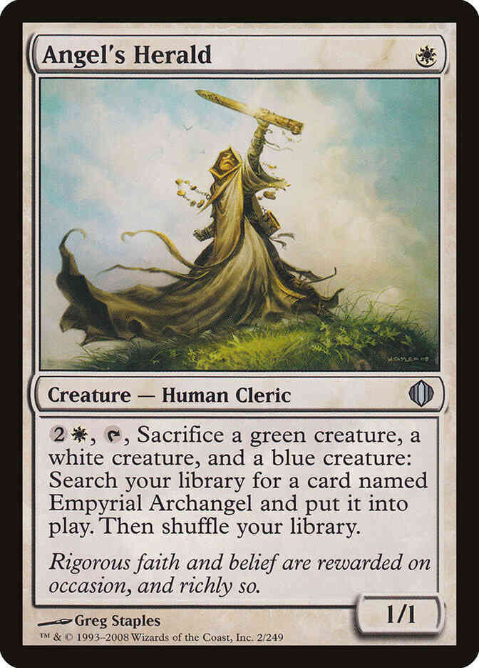 Angel's Herald [2] [Shards Of Alara] [Non-Foil]