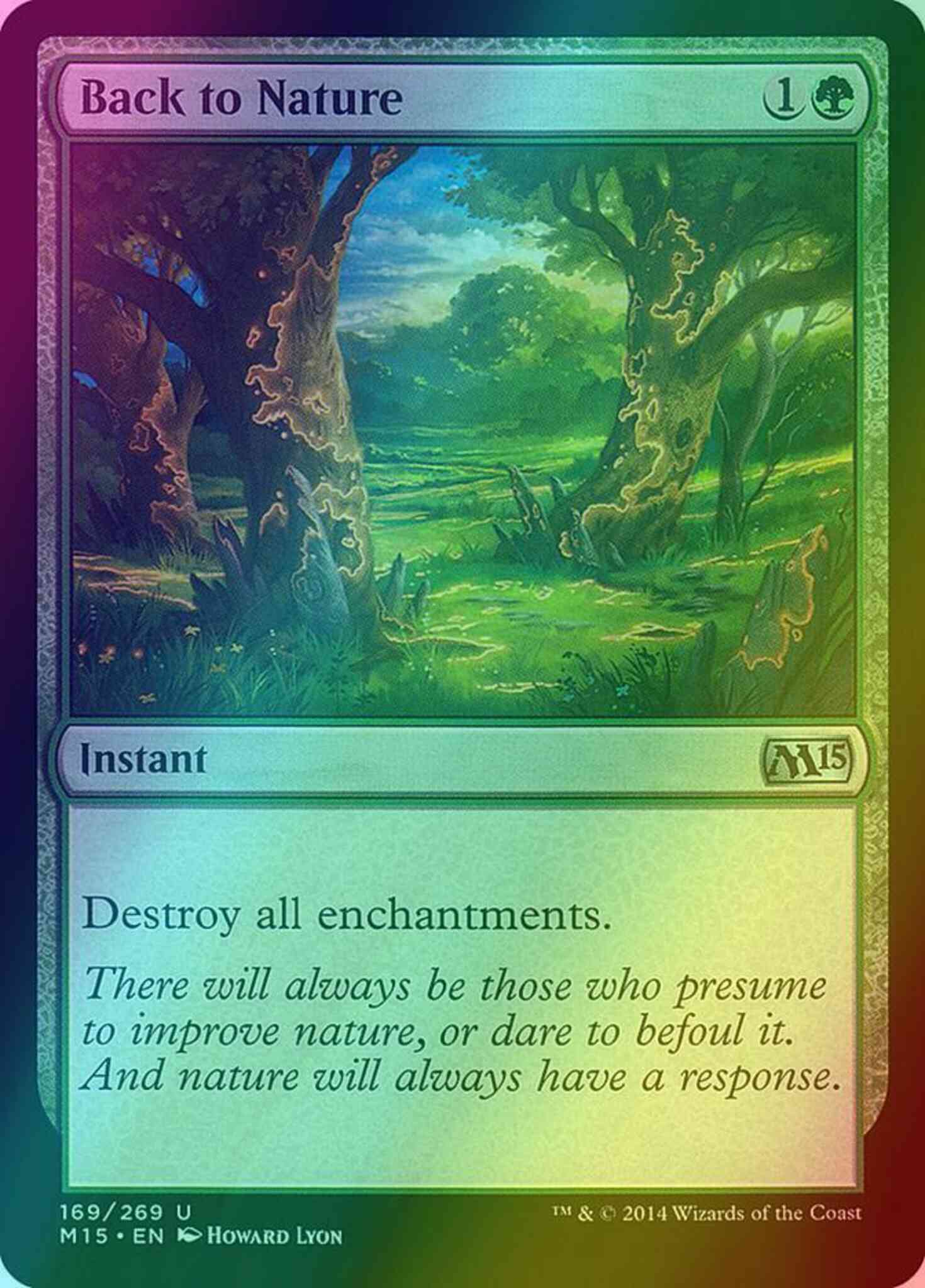 Back to Nature [169] [Magic 2015] [Foil]