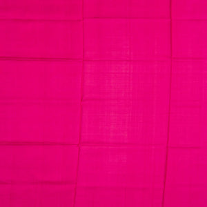 Yellow Handloom Uppada Silk Saree With Floral Buttas & Pink Pallu