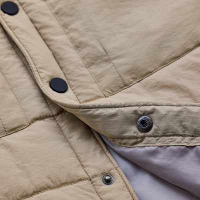 Beige Double Pocket Jacket