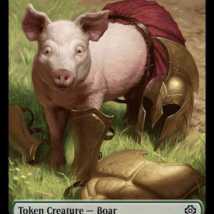 Boar Token (09) // Merfolk Token (03) [The Lost Caverns of Ixalan: Commander: Tokens] [Non-Foil]