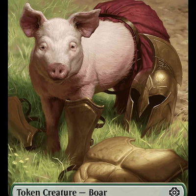 Boar Token (09) // Merfolk Token (03) [The Lost Caverns of Ixalan: Commander: Tokens] [Non-Foil]