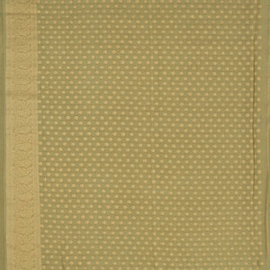 Cardamom Green Woven Banarasi Tissue Rangkat Saree With Embroidery