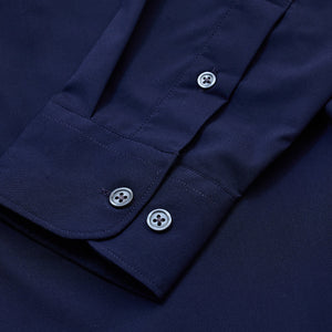 Dark Blue Slim Fit Stretch Shirt