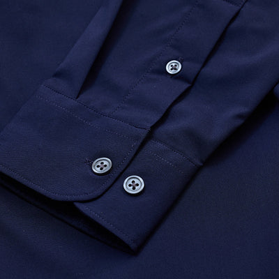 Dark Blue Slim Fit Stretch Shirt