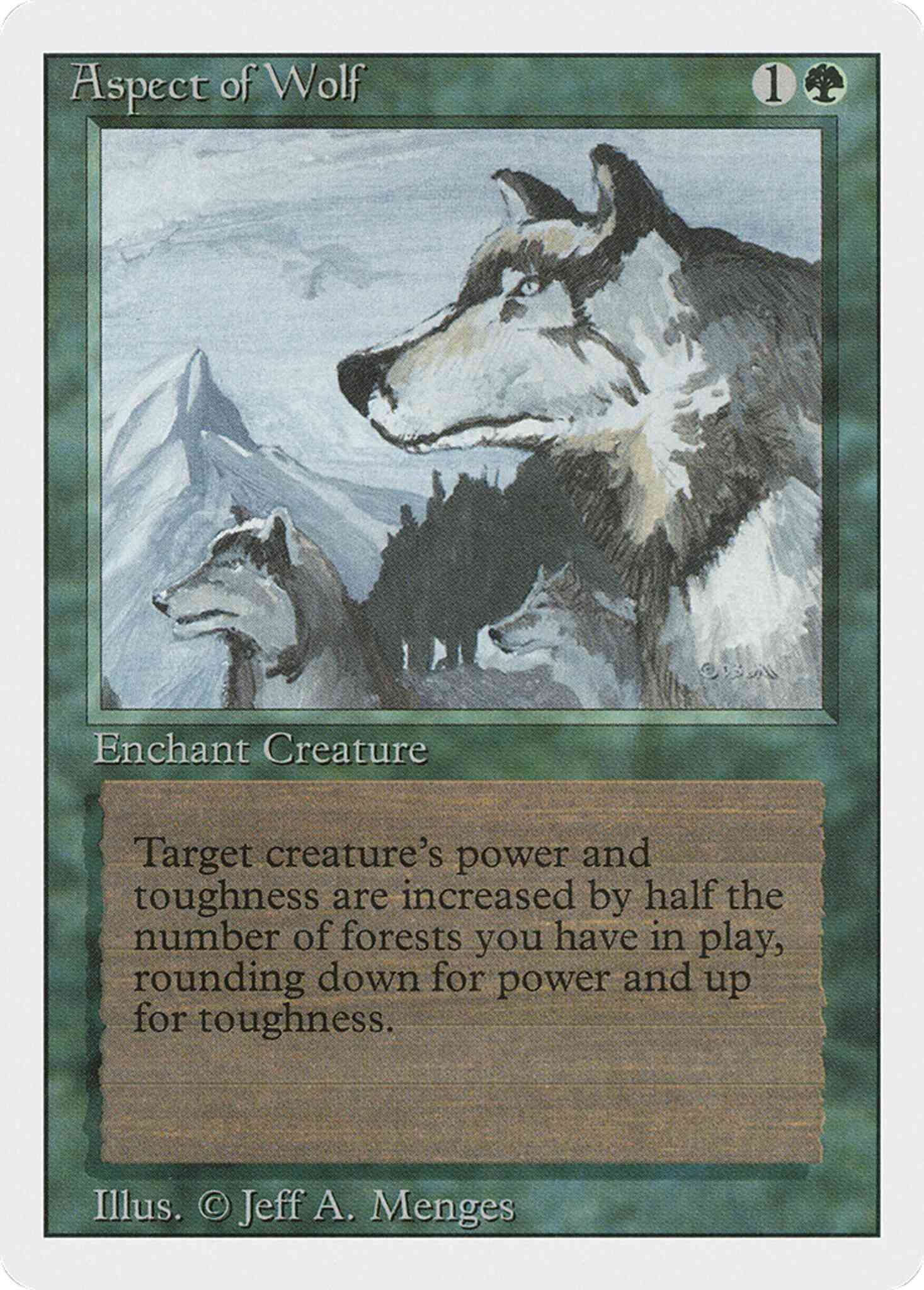 Aspect of Wolf [186] [Revised Edition] [Non-Foil]