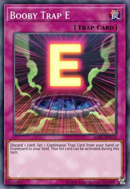 Booby Trap E - WIRA-EN013 - Super Rare - 1st Edition