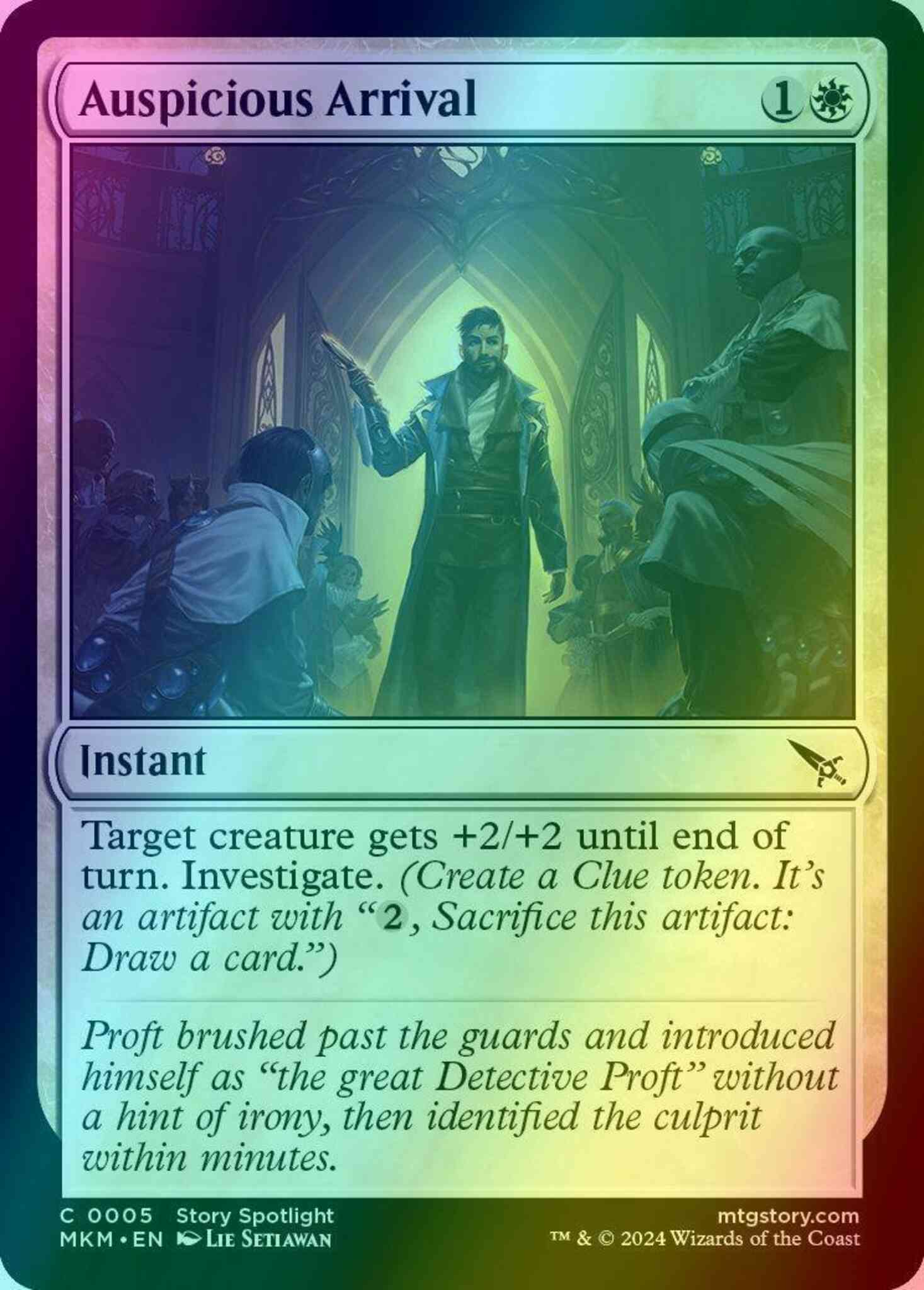 Auspicious Arrival [5] [Murders at Karlov Manor] [Foil]